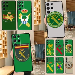 Emblem of the Spanish Civil Guard Phone Case For Samsung Galaxy S22 S23 S21 S20 FE Ultra S8 S9 S10 Plus Note 10 20 Ultra Cover