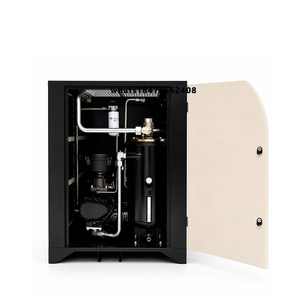Qyon 15KW 20hp 1.05Mpa 10.5 Bar Screw Air Compressor Fixed Speed Industrial Grade Continuous Duty Reliable IP55 220V 110V 380V