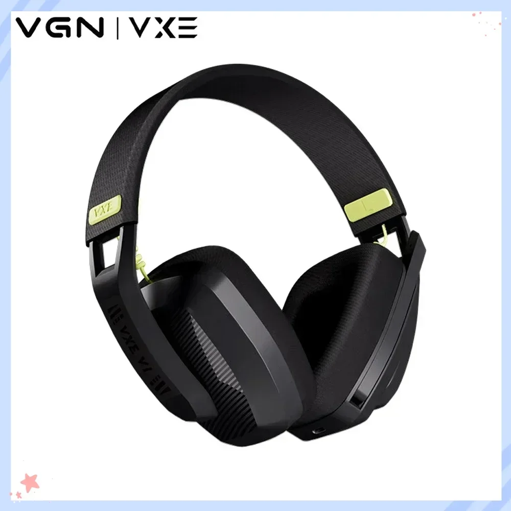 VGN VXE FPS Gaming Headset Siren V1 Headset 2.4G Wireless Headset Dual-Mode Bluetooth  Low Latency Lightweight Gaming Accessory