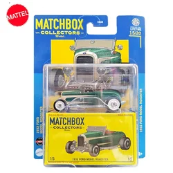 Mattel-Matchbox Collectors Car for Boys, 1/64 Diecast, 1932 Ford Model, Roadster Simulated Vehicle Toys, Collection Gift, Original