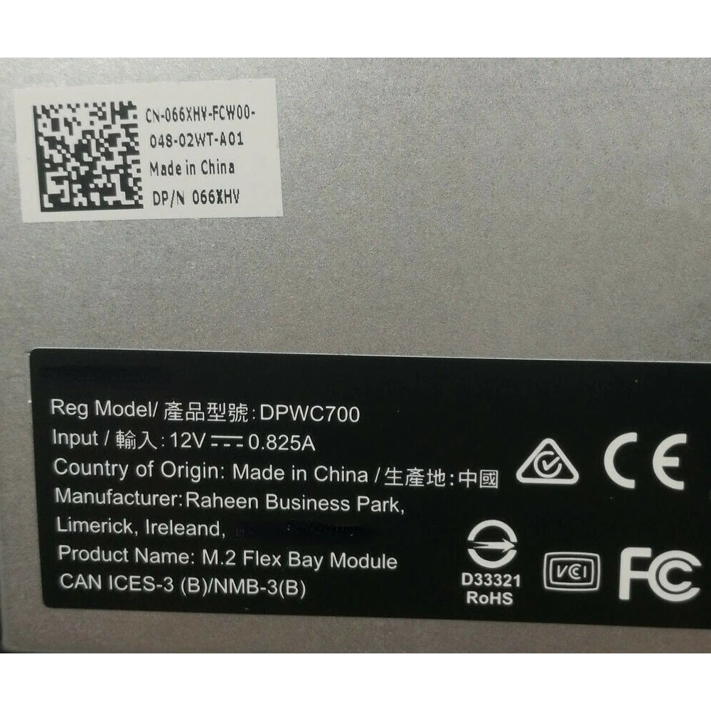 Imagem -03 - Original para Dell Precision T5820 T7820 T7920 66xhv 066xhv M.2 Sas Flex Bay Módulo M.2 Flexbay Módulo sem Ssd Novo