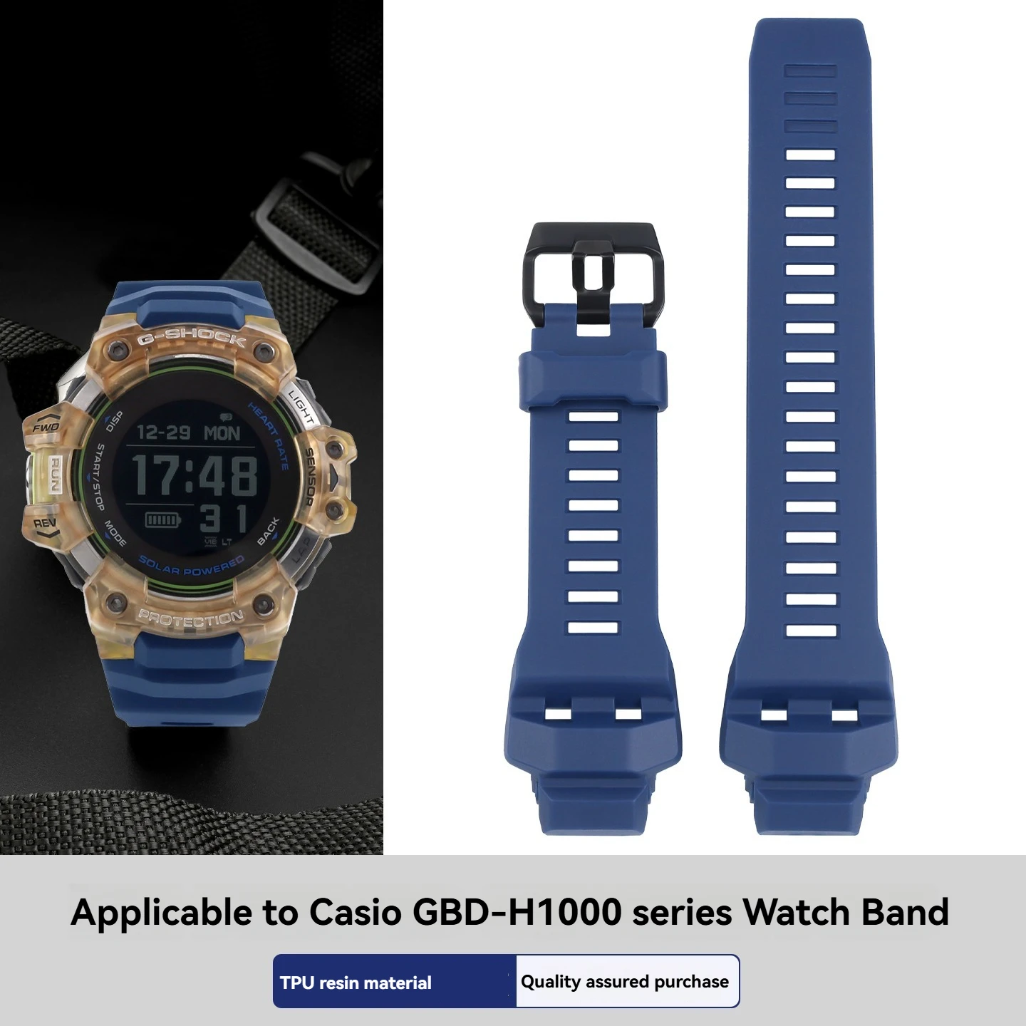 

Сменный ремешок из полимерной резины для Casio G-Shock GBD-H1000 'Rangeman' Module 3475, спортивный ремешок для часов