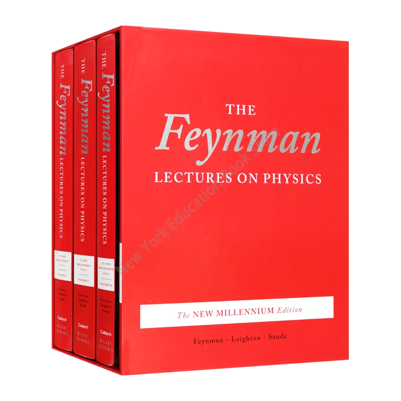 3 Volumes Hardcover，The Feynman Lectures on Physics：Physics Textbook, Livros ,Libros