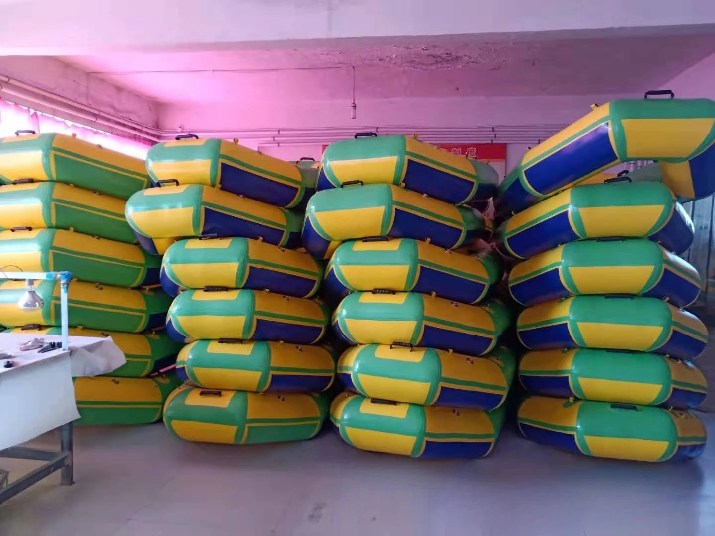 2 Person Summer Inflatable Customized Rafting Boat Bottom Bag Thickened Wear-resistant Glass Slide Rubber Boat PVC Kayak - view 5