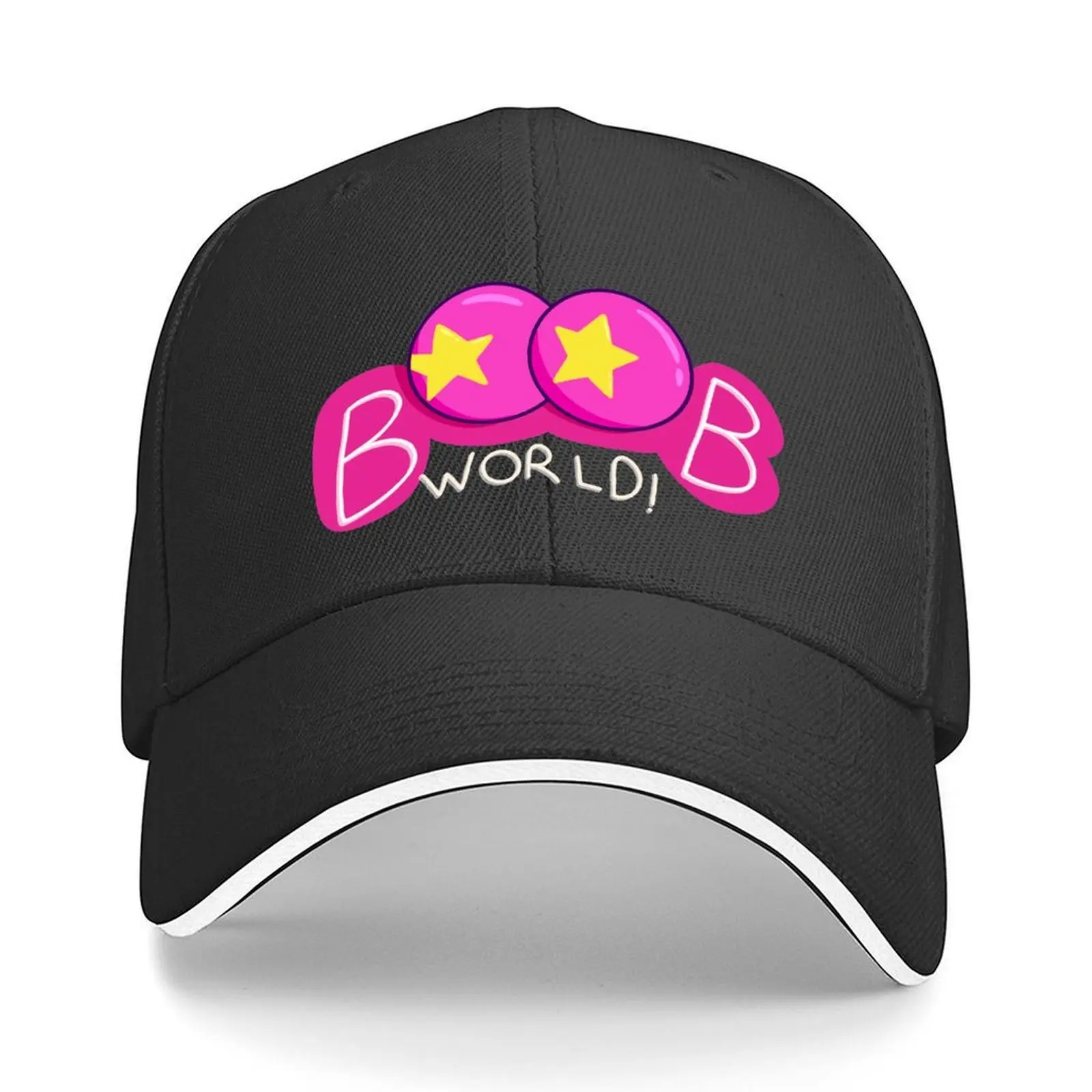 

Boob World !- Inspired by the Recent Episode Gotron Jerrysis Rickvangelion Baseball Cap Trucker Cap fun hats Girl Men's
