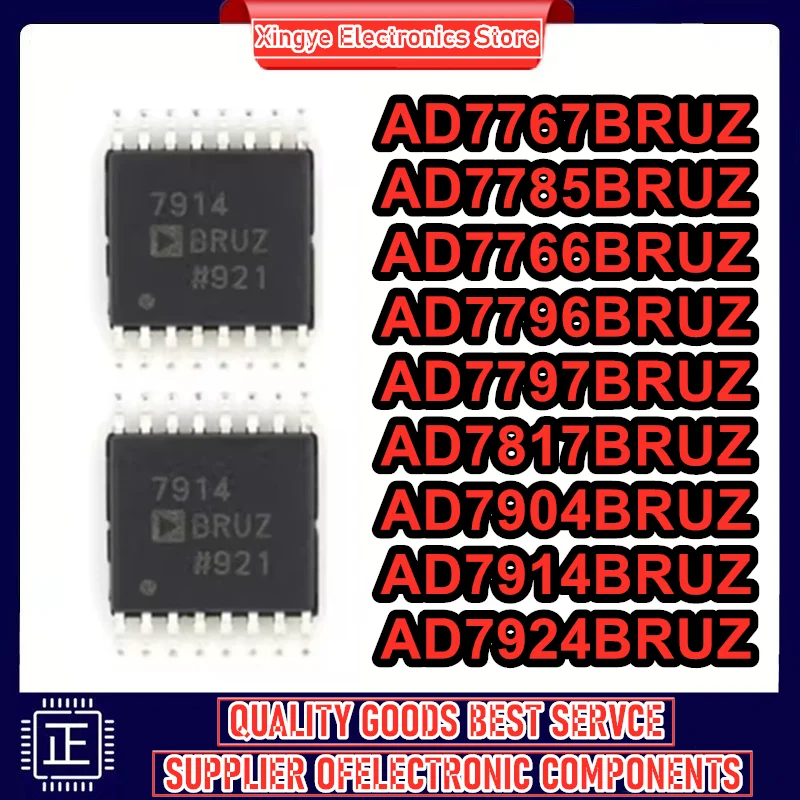 

AD7766BRUZ AD7767BRUZ AD7785BRUZ AD7796BRUZ AD7797BRUZ AD7817BRUZ AD7904BRUZ AD7914BRUZ AD7924BRUZ IC-чипы 100% новые оригинальные