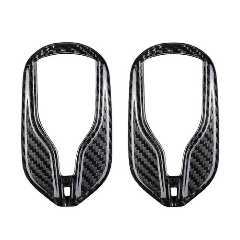 حقيبة غطاء مفتاح السيارة من ألياف الكربون A+ لمازيراتي ليفانتي جيبلي كواتروبورتي #4