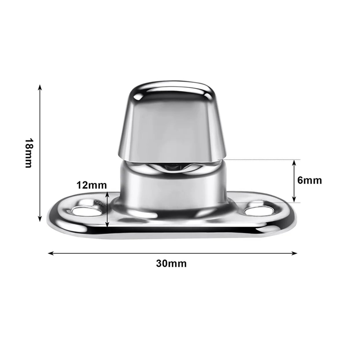 ABNP 20 Sets Marine Grade Twist Lock Fasteners Turn Button Eyelet and Stud, for Canvas Fastener Turn Buttons