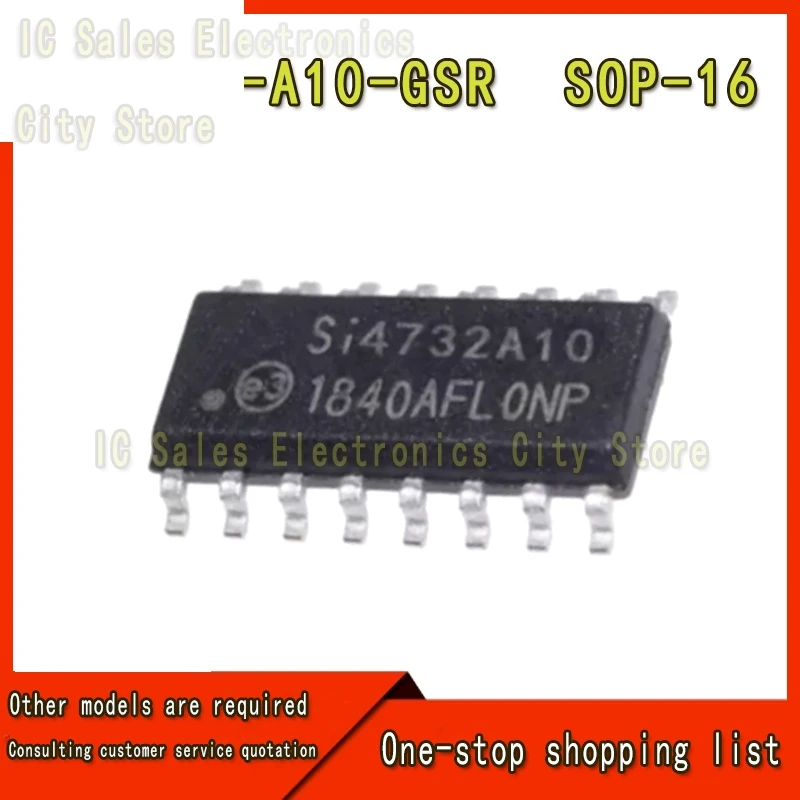 1-100Pcs New Original SI4732-A10-GSR SI4732A10 SI4732 SOP16 Radio-frequency receiver IC Chip Stock Wholesale