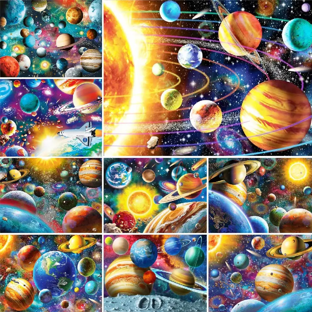 

Celestial Body Picture Adults Painting Package Acrylic Paint By Numbers Wall Art Handicraft for the Kitchen Home Decoration