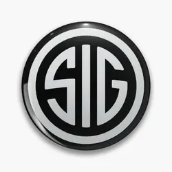 Sig Sauer Soft Button Pin spilla cappello divertente regalo del fumetto distintivo creativo donne Decor Metal Lover spilla collare vestiti di moda