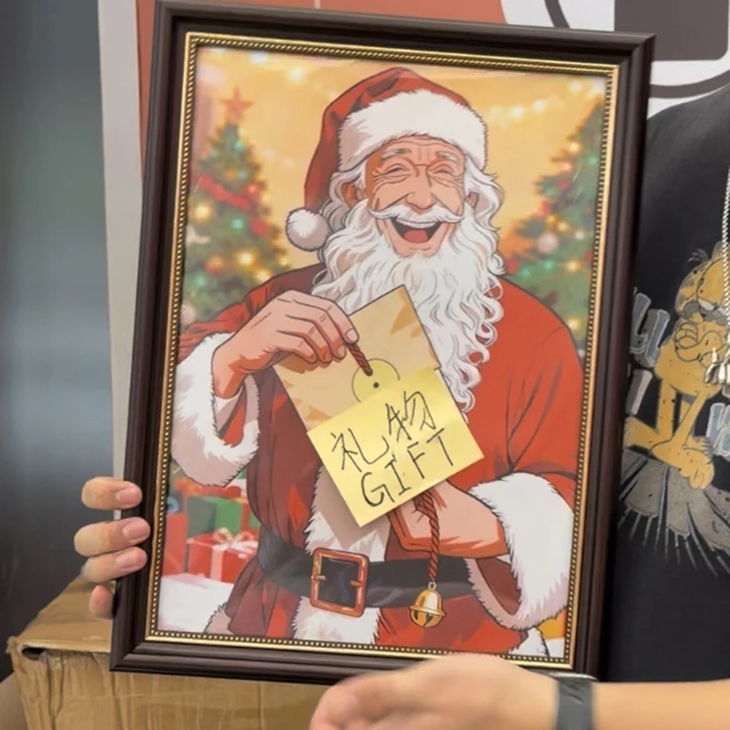 Christmas Prediction by J.C Magic Tricks The Chosen Card Appearing and Printed on Picture Close-up Magia Illusions Gimmicks Prop