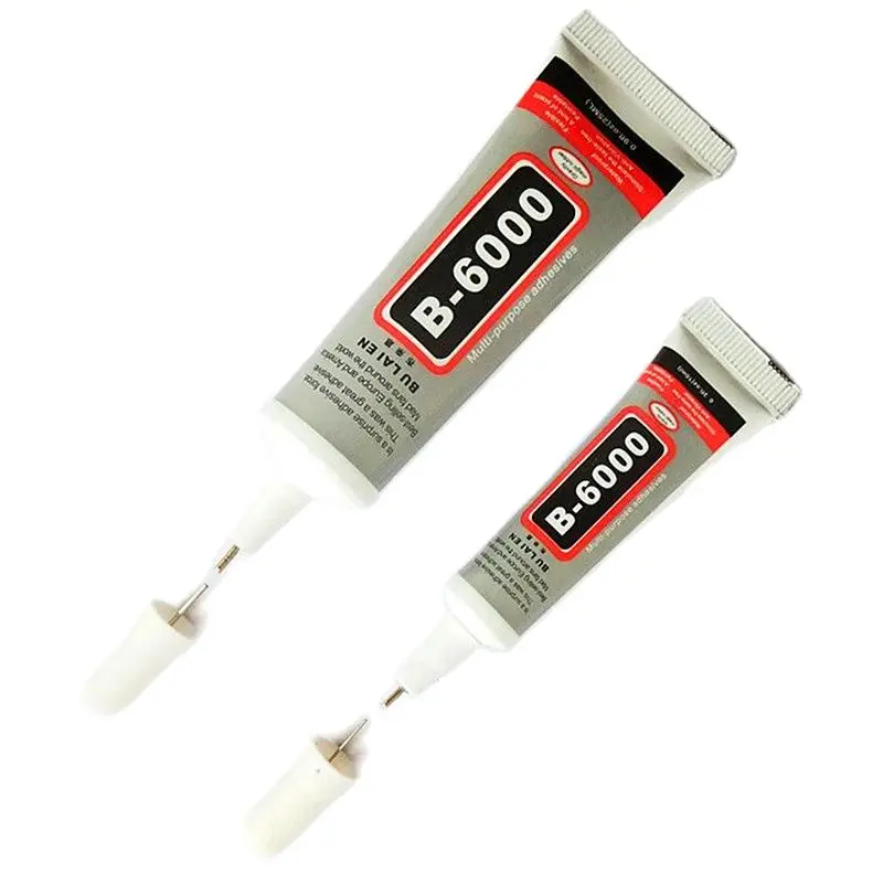 2pcs 15ML 25ML B6000 Multipurpose Adhesive Rhinestone Jewelry Making Liquid Super Glue Fix Phone Screen Glass Tool Nail Gel