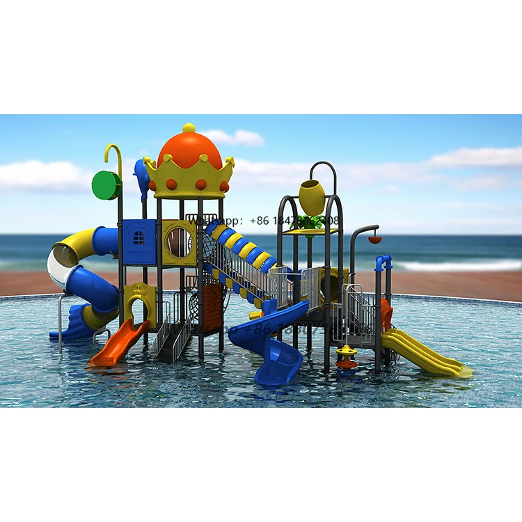 Adult Kids Water Slide Playground Water Park Equipment Manufacturers Aquatic Park Playground