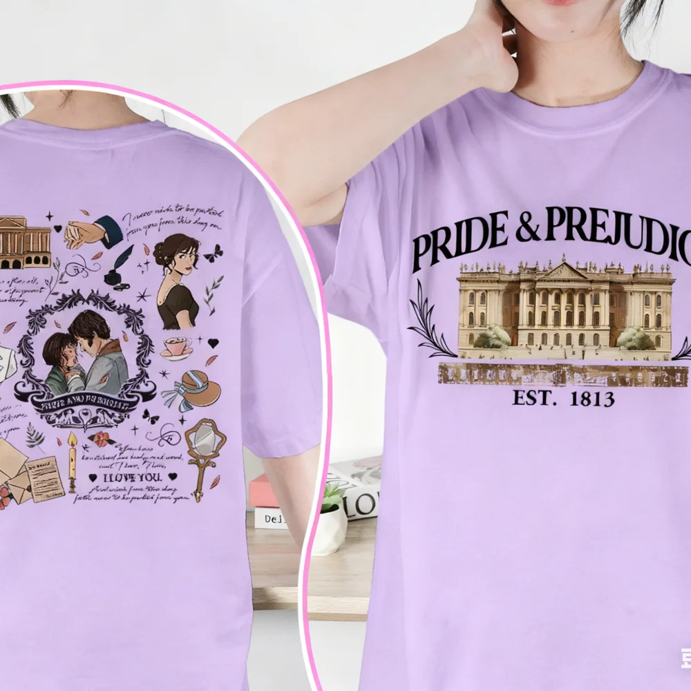 المرأة القطن تي شيرت فخر وتحامل يقتبس قميص الروايات الرومانسية هدية بيمبرلي قميص كتاب عاشق قميص موضة المحاصيل القمم #3