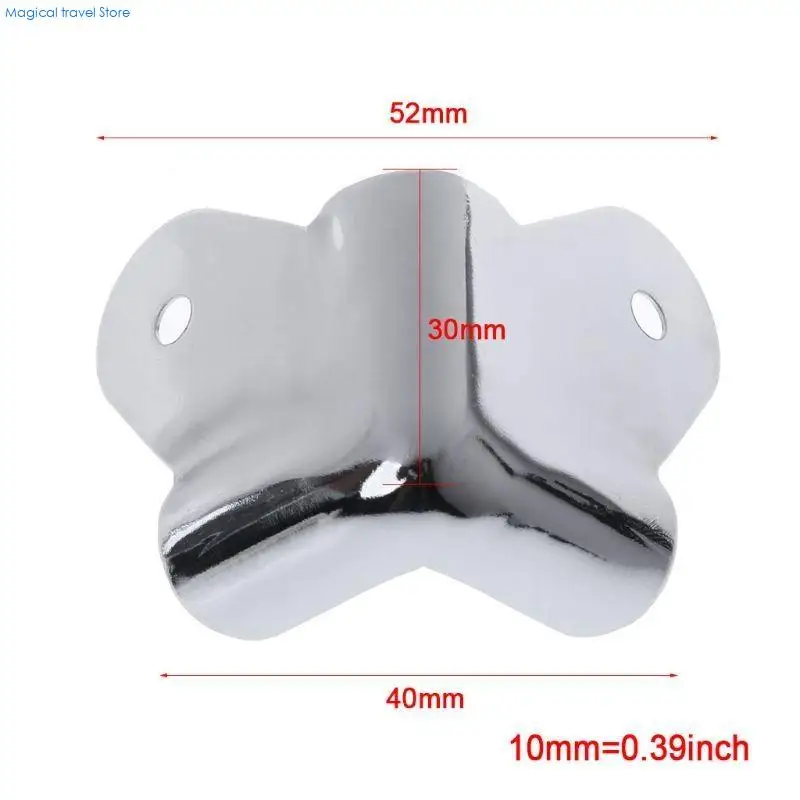 N2UB 8 PCS Corner Protector Corner Shelf Cabinet Furniture Corner Metal Bumpers