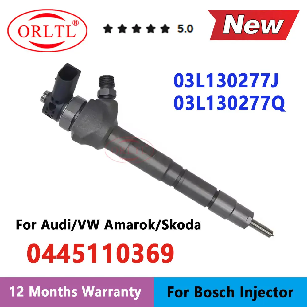 03L130277J 03L130277Q New Diesel Fuel Injector 0445110369 0445110646 for VW Amarok Passat TOURAN Audi A4 A6 Q5 Skoda Seat 2.0TDI