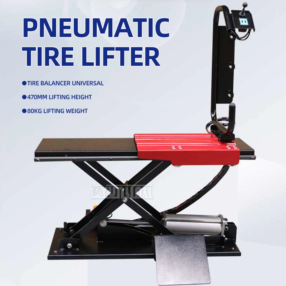 T-09 Pneumatic tire lifting platform balancing machine special tire repair bracket pneumatic tire lifter lifting car