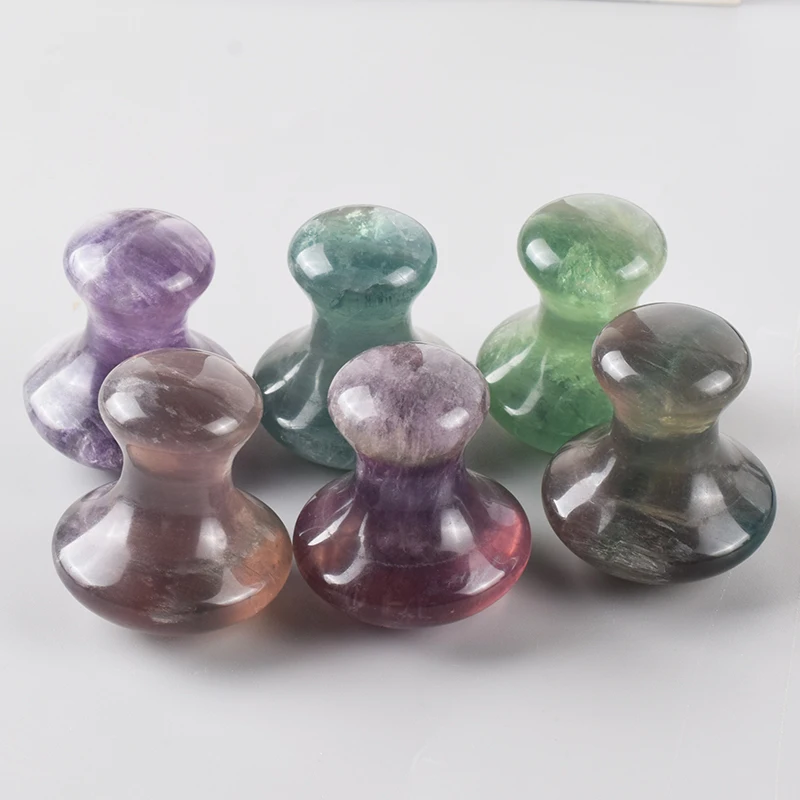 Natural Fluorite Scraper Face Care Gua She Tool Facial Skin SPA Massager Lifting Wrinkle Remover Beauty Health Neck Therapy