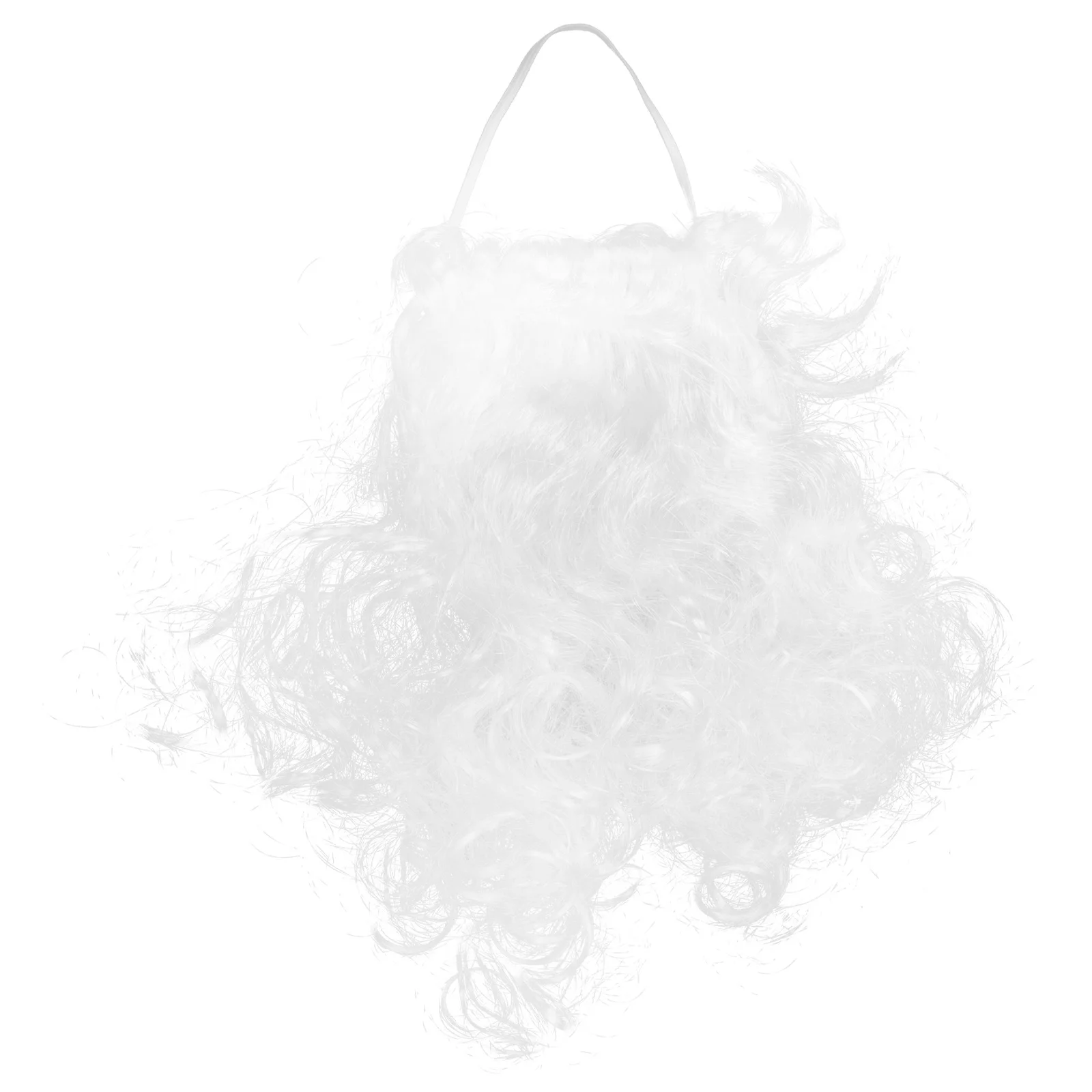 Christmas Santa Claus Beard White Fake Beard For Cosplay Party Costume Accessories Long Artificial Facial Hair Props