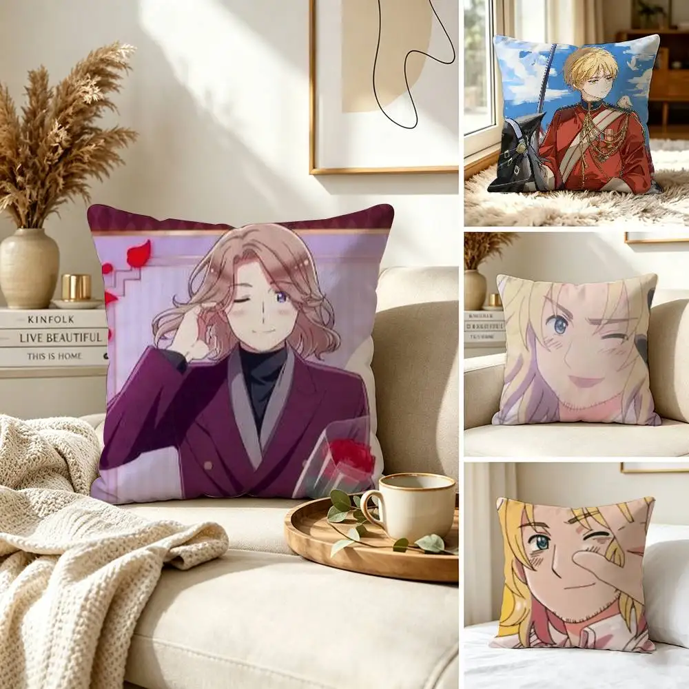 Anime Hetalia World Stars Francis Bonnefoy Pillow Case for Sofa Living Room Home office Decor Protective Cover