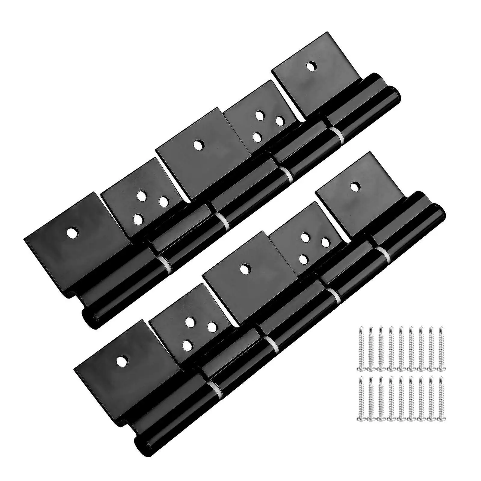 

RV Entry Door Friction Hinge Set with Screws Black 2 Pack for RV Camper