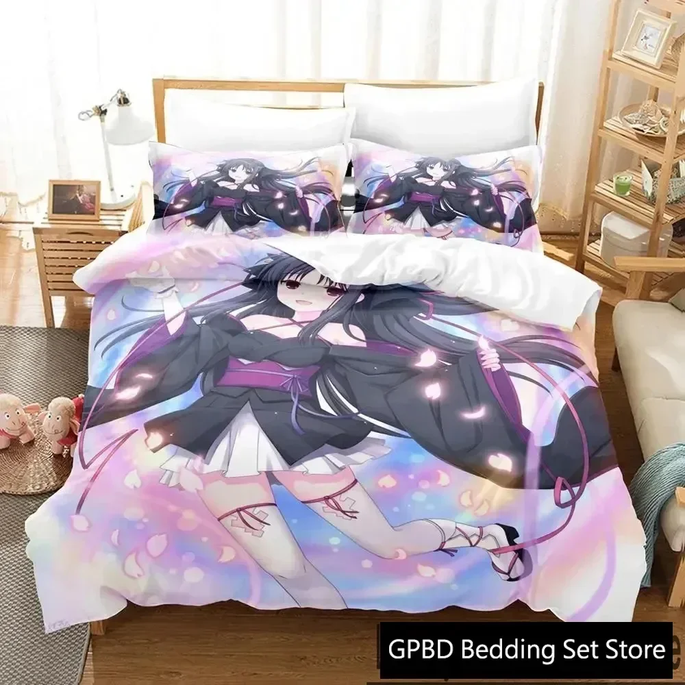 Anime Unbreakable Machine-Doll Bedding Set Single Twin Double Queen King Cal King Size Bed Linen Set