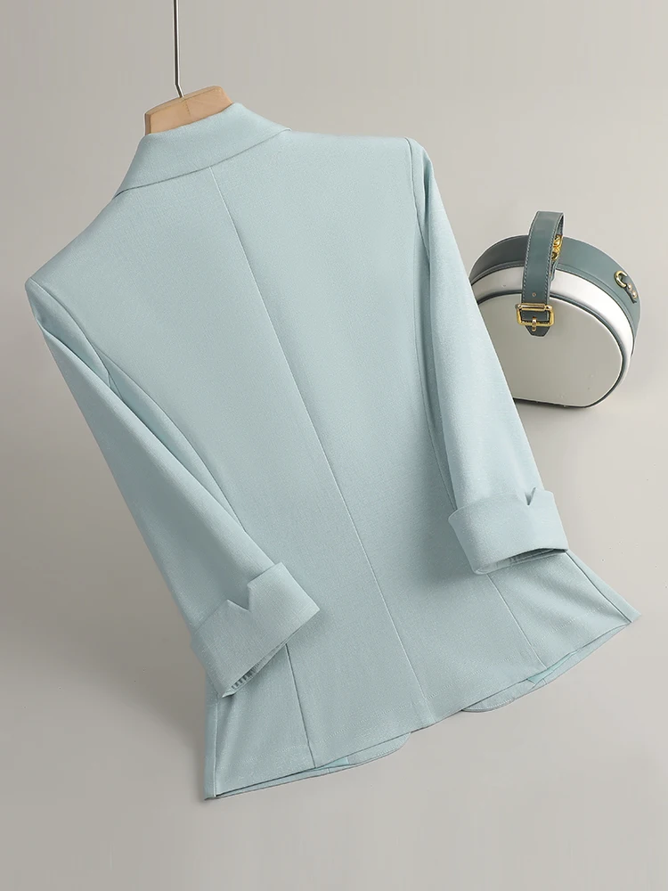Blazer formali Giacche Cappotto per donna Abbigliamento da lavoro da ufficio Primavera Estate Intervista professionale Capispalla femminile Top Abbigliamento