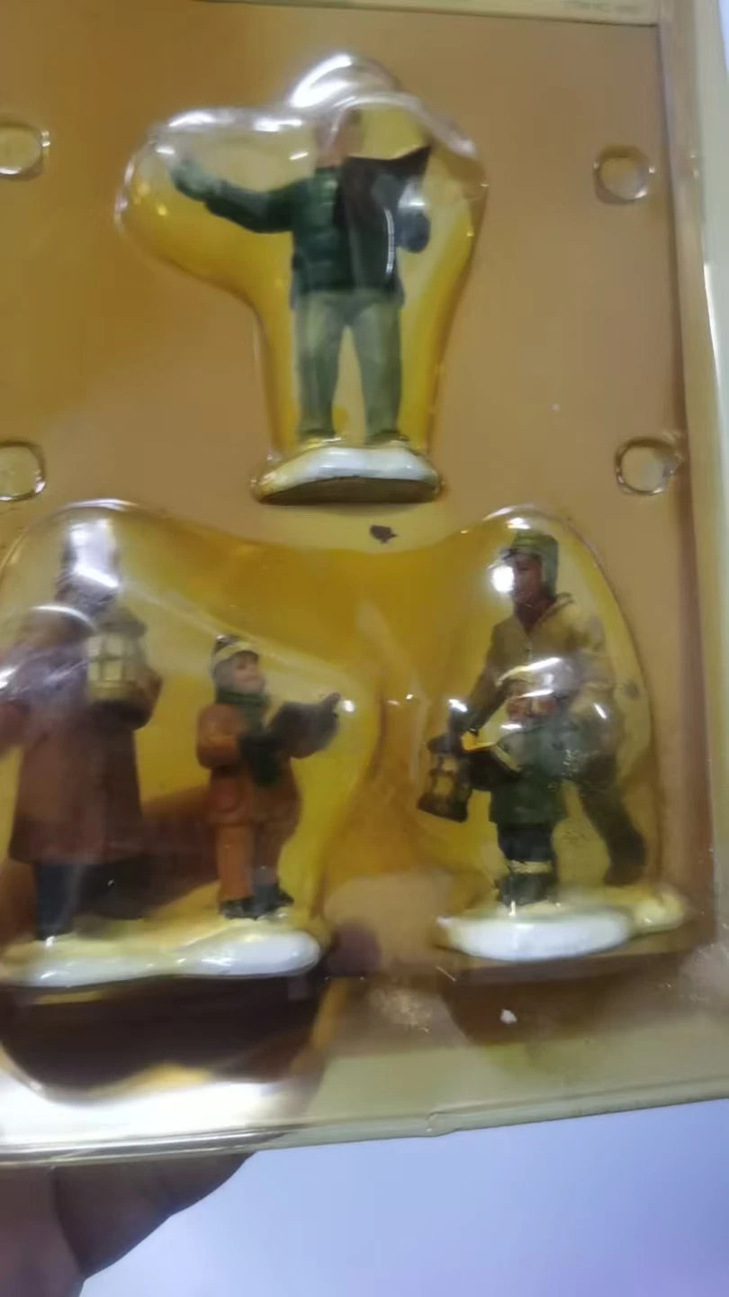 resin figure mental psychological sand table game box court therapy neighborhood carolers