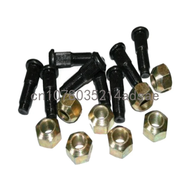 8X Lug Nut & Stud Kit 6564669 6709170 For Bobcat Skid Steer 720 721 722 730 731 732 741 742 743