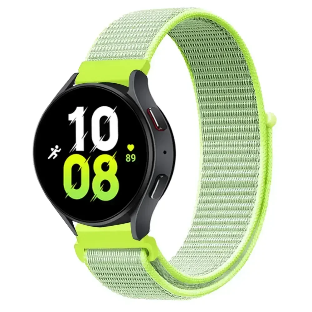 20mm 22mm Nylon Loop Band For Garmin Forerunner 265 965 255 255M 245 645 158/Venu 2Plus/Vivoactive 4 3/Venu SQ 2 Bracelet Strap