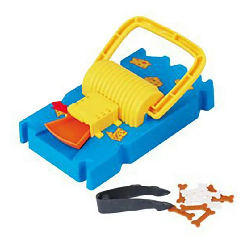 Tricky Fingers Game For Kids Mini Novelty Toys Mouse Trap Toy Dog Shape Trick Toy Tabletop Board Tricky Game With Clamp Travel