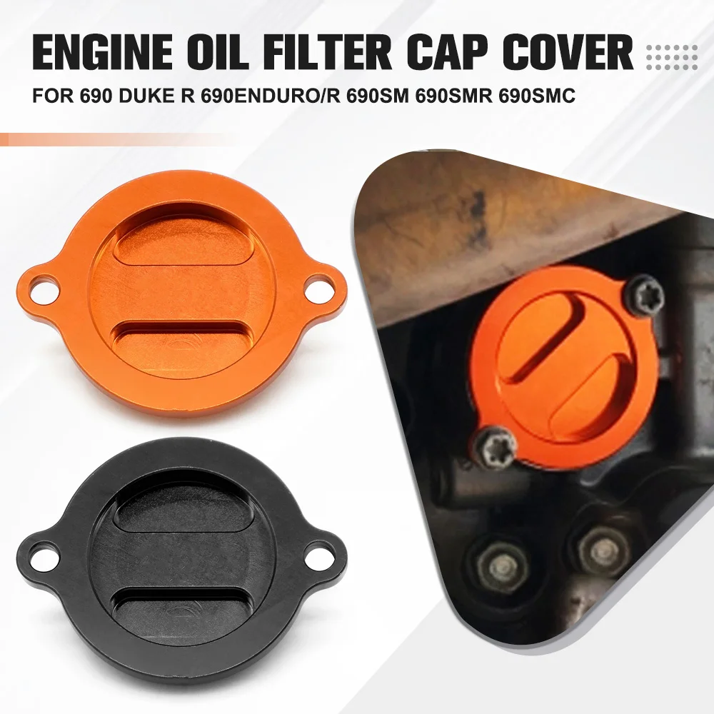 

Motorcycle Accessories For KTM 690 DUKE R 690ENDURO/R 690SM 690SMR 690SMC Engine Oil Filter Cover Cap Engine Tank Covers Oil Cap