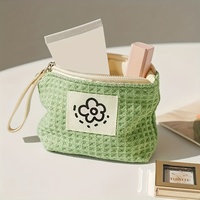 1PC Matcha Green mini cute storage bag, portable sanitary napkin bag, cosmetics storage bag, ladies' coin purse