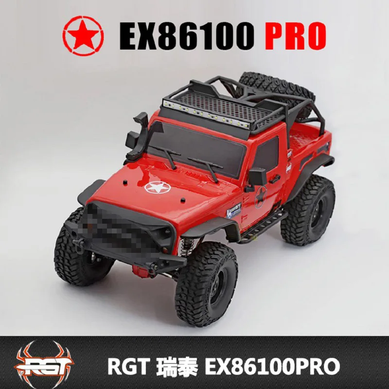 Rgt New Ex86100 Pro Off-road Climbing Car Four-wheel Drive Electric Remote Control Car Rc Simulation Model Car.