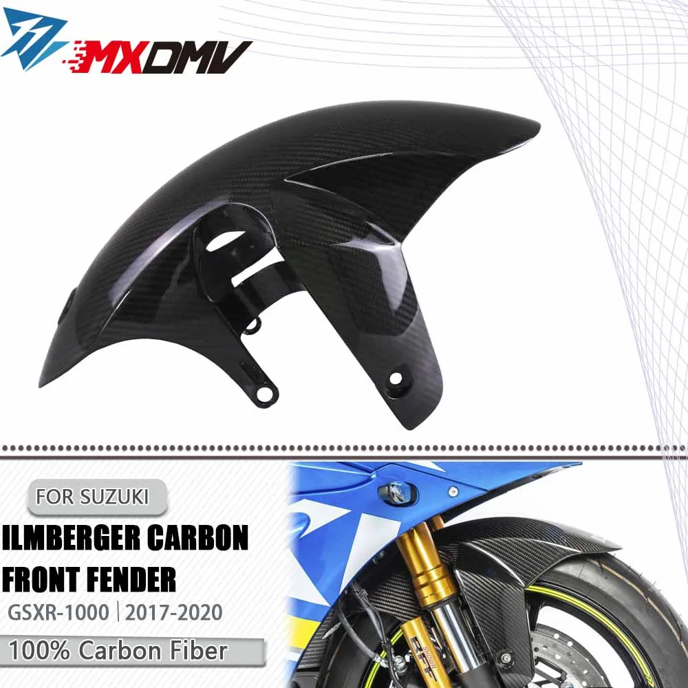 

100% Carbon Fiber Motorcycle Accessories Front fender fairing for SUZUKI GSXR1000 GSX R1000 GSX-R1000 2017-2022