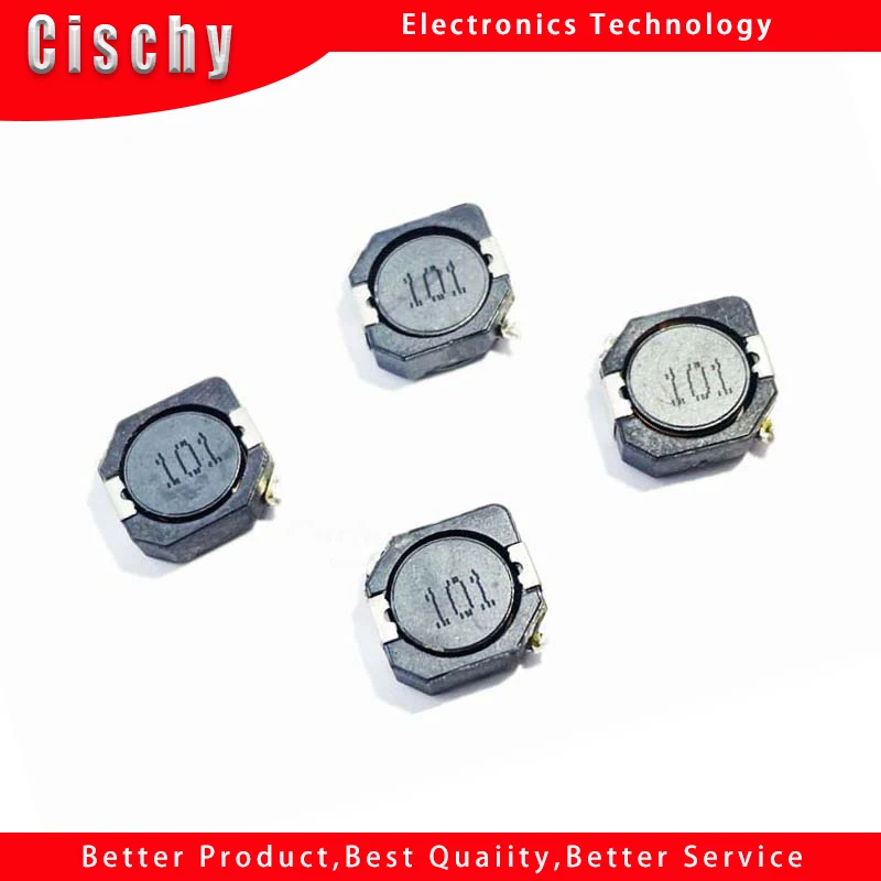 

10PCS/lot CDRH104 100uh lettering 101 SMT inductance 10*10*4mm shielding inductive inductors In Stock