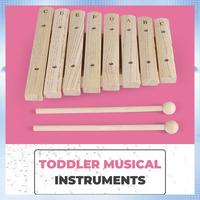BA-Children Kids Natural Wood Wooden 8 Tone Xylophone Percussion Toy Musical Instrument For Kids Music Develop