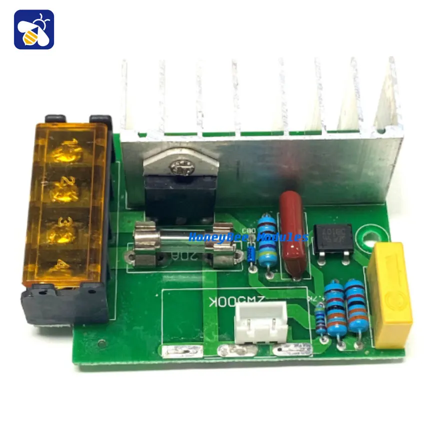 4000W imported high power SCR electronic voltage regulator dimmer speed controller temperature controller with fuse