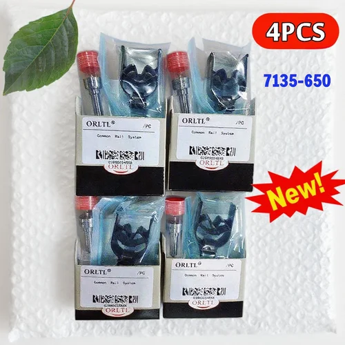 Imagen 1 del producto 4 Uds válvula 9308-621C boquilla L157PBD KITS de reparación de inyector (7135-650) para EJBR04701D EJBR03401D A6640170 A6640170222 SSANGYONG