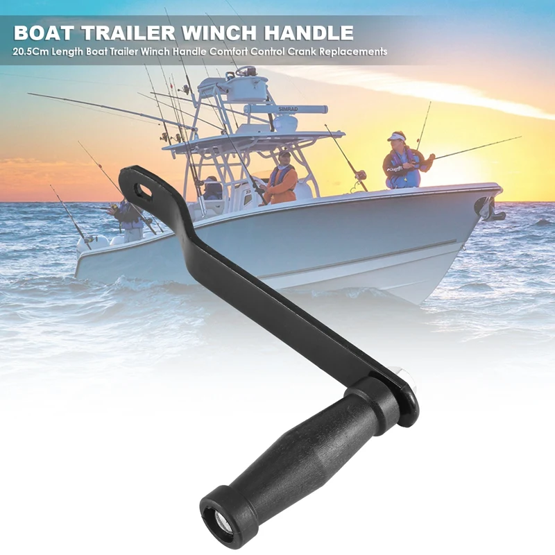 20.5Cm Length Boat Trailer Winch Handle Comfort Control Crank Replacements
