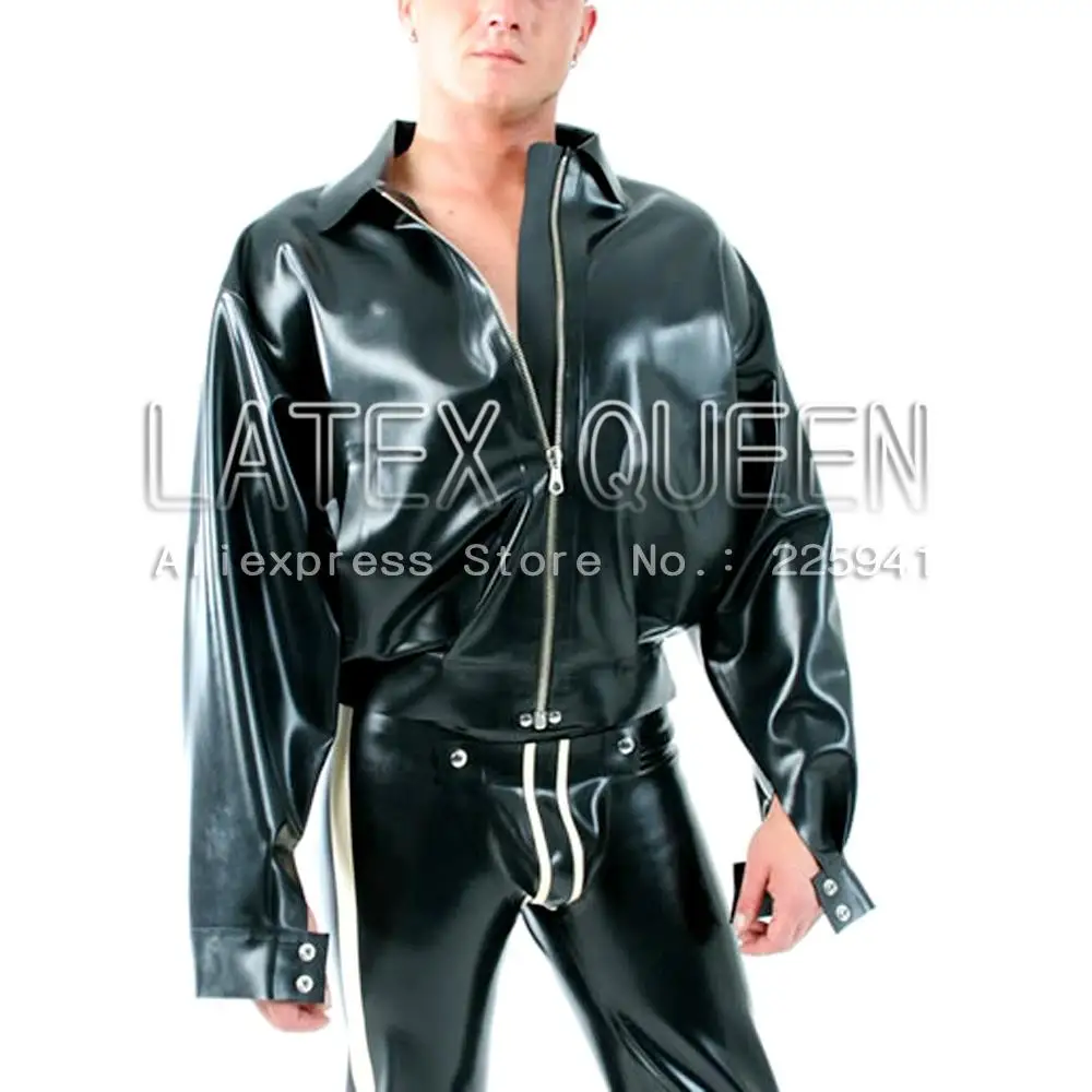 0.6mm coats latex jackets for man