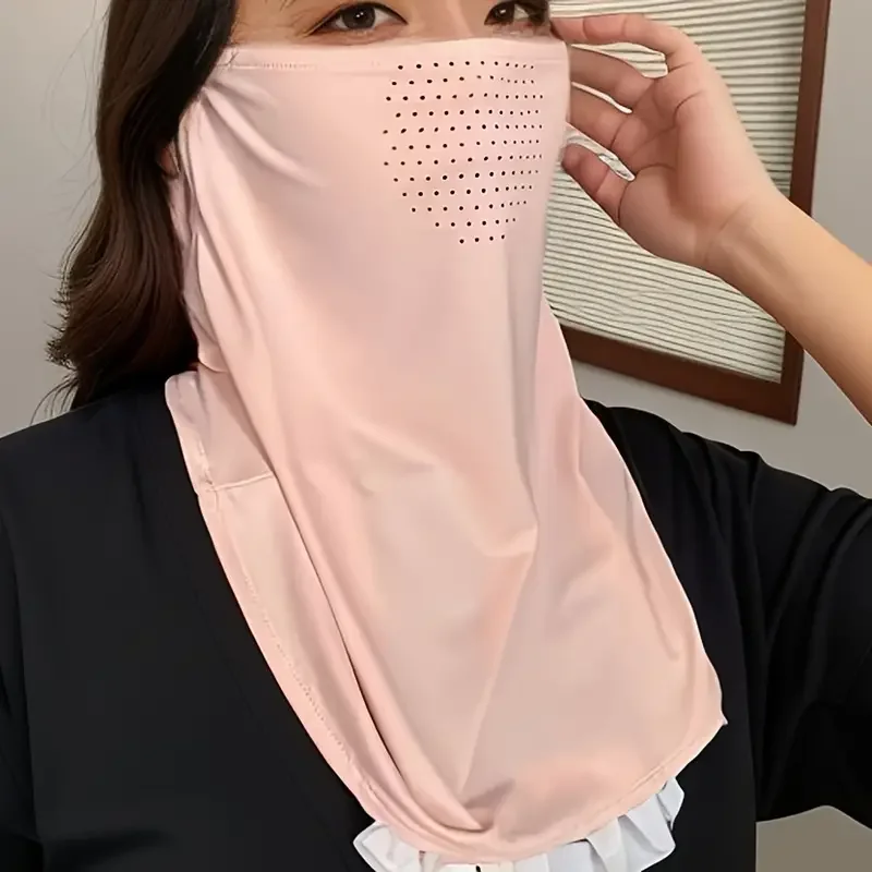 1pc Versatile Ice Soft Face Mask For Women - Suitable For Driving, Fishing, And Mountaineering, UV Protection Neck Scarf, Sun Pr