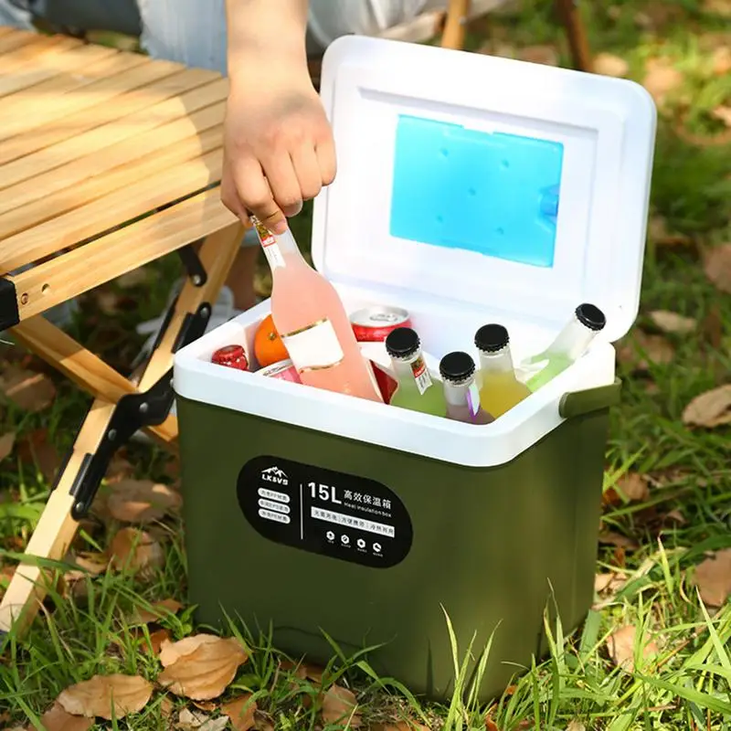 2026 New Upgrade Portable 15L Ice Coolers High-Performance Insulation Box With Long-term Preservation Personal Ice Box For Home view 4