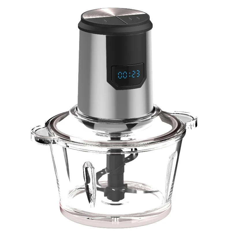 New modelDigital multifunction chopper electric meat grinder vegetable chopper stainless steel food chopper electric