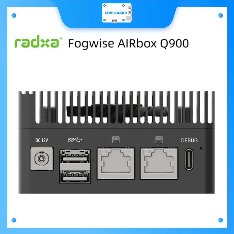 Fogwise Airbox Radxa  Q900-36gb Ram 128gufs 10-9075 Processor Wifi6 Bt5 4g/5g Network Lpddr5
