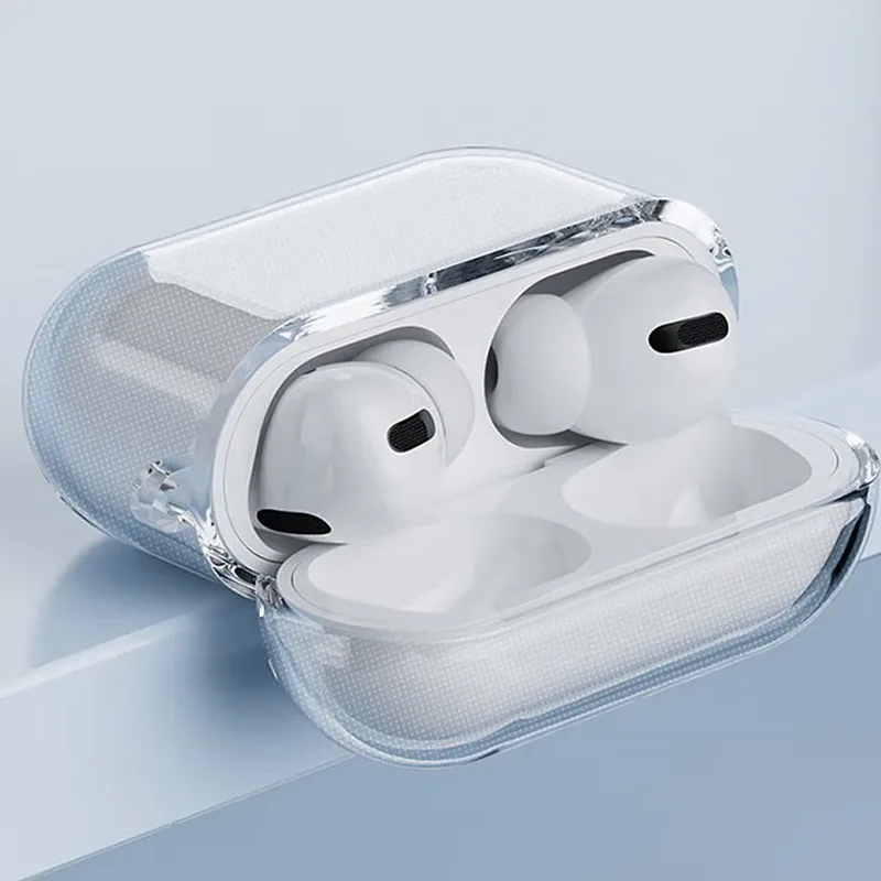 Casing Transparan untuk AirPods Pro 3 2025 Pro2 Airpods4 Casing Earphone TPU Transparan Anti-selip Anti-jatuh untuk Apple Airpods Pro2