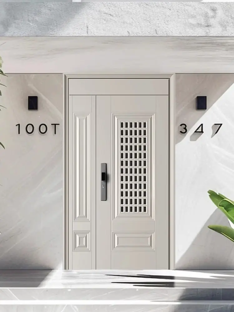 

Entry door Anti-theft Mother and child door Entry Spot ventilation illa door Cream wind