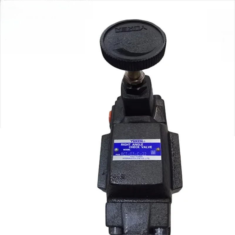 Yu-ken RCT سلسلة صمام الملف اللولبي الهيدروليكي صمام التحكم في الضغط RCT RCT-03-B-22 RCT-06-B-22 RCT-10-C-22