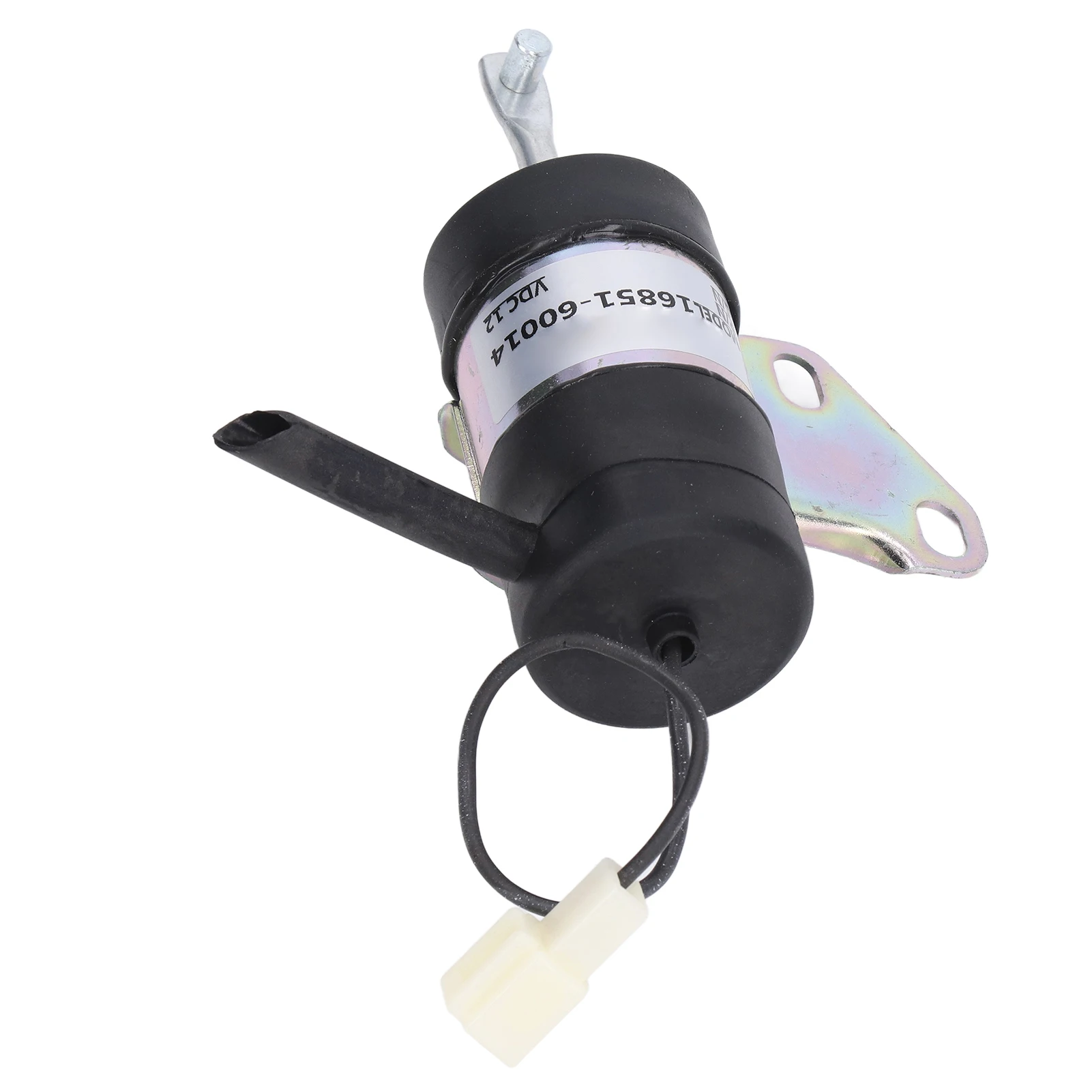 Fuel Shut Off Stop Solenoid 16851‑60014 Replacement for Kubota BX2230D RTV900R RTV900T B7410D BX1500D BX1800D